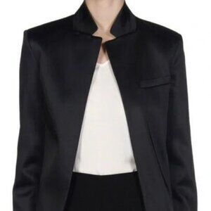 T by Alexander Wang satin tuxedo blazer Size 2